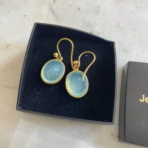 Julie Sandlau Earrings in Aquamarine